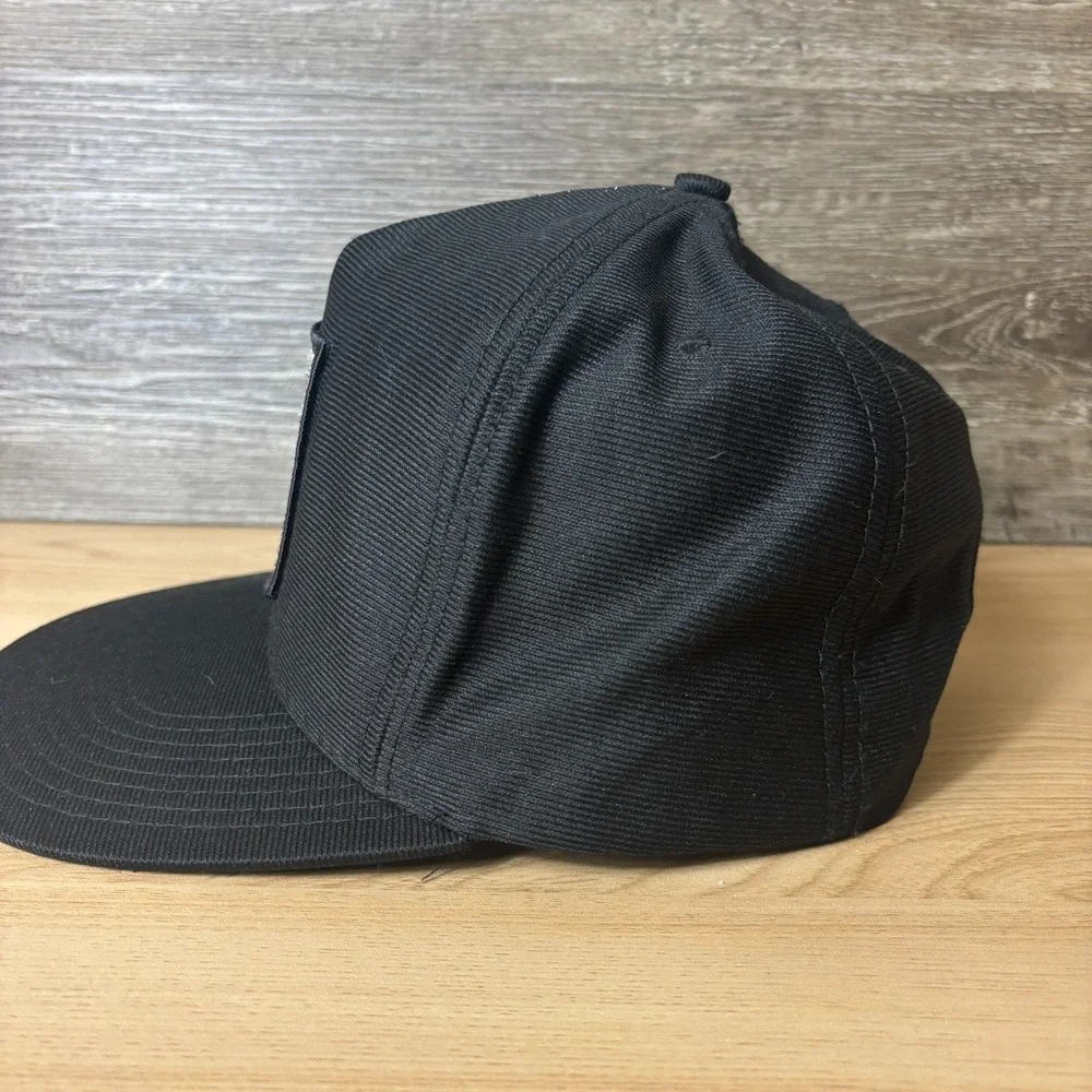 Vintage POW MIA Hat Cap Snap Back Black Trucker Adjustable